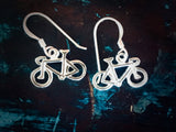 #116 Pendant Bicycle Earrings