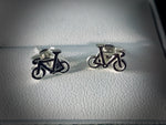 #117 Studs Bicycle Earrings