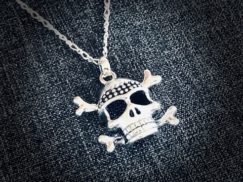 #308 Pirate Skull Pendant