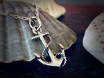 #304 Silver Anchor Pendant