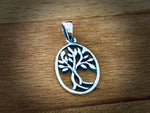 #319 Oval Tree Pendant