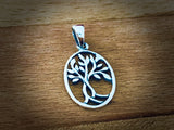 #319 Oval Tree Pendant