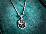 #319 Oval Tree Pendant