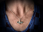 #316 Paua Shell and Silver Bee Pendant