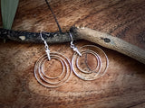 #109 Triple Circle Earrings