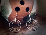 #109 Triple Circle Earrings