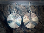 #104 Corrugated Circle Earrings