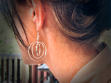 #109 Triple Circle Earrings