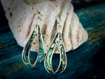 #115 Paua Loop Earrings