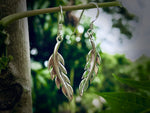 #112 Silver Feather Earrings