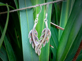 #112 Silver Feather Earrings