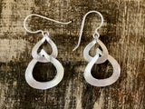 #101 Brushed Loops Earrings