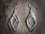 #102 Diamond shaped Dangle Earrings